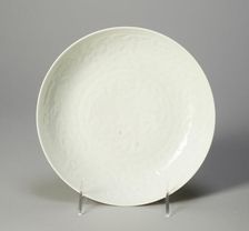 Dish with Phoenix and Stylized Flowers, Ming dynasty (1368-1644), Yongle mark and period. Creator: Unknown