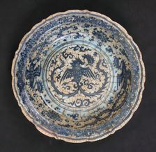 Dish with Phoenixes, Possibly Syria, late 17th century. Creator: Unknown