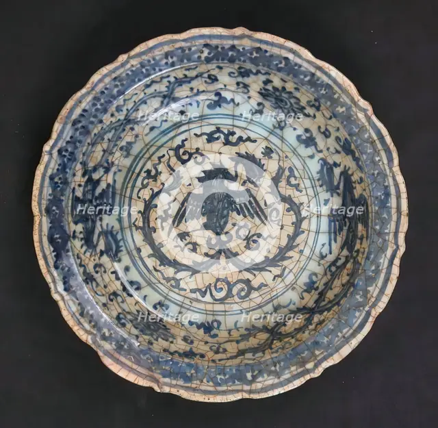 Dish with Phoenixes, Possibly Syria, late 17th century. Creator: Unknown.