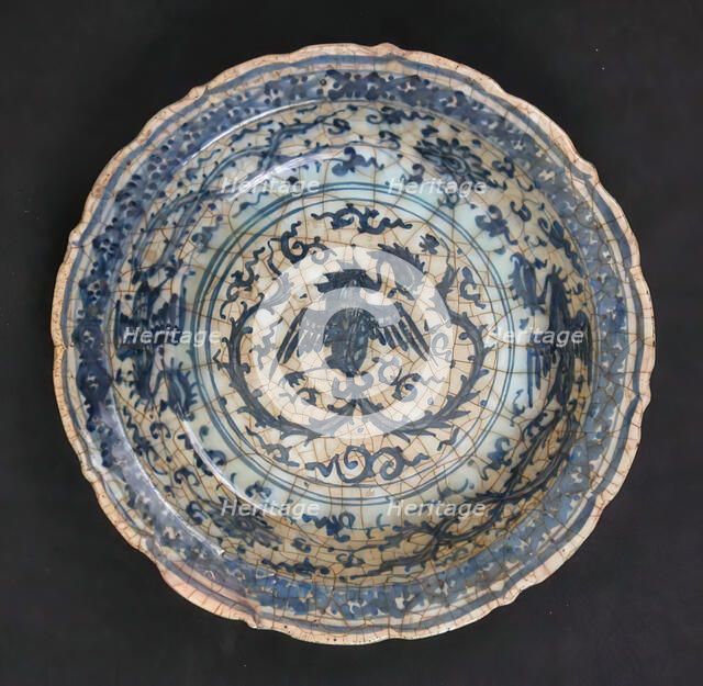 Dish with Phoenixes, Possibly Syria, late 17th century. Creator: Unknown.