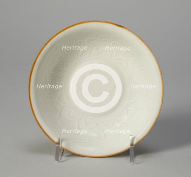 Dish with Stylized Lotus Flowers, Yuan dynasty (1279-1368). Creator: Unknown.
