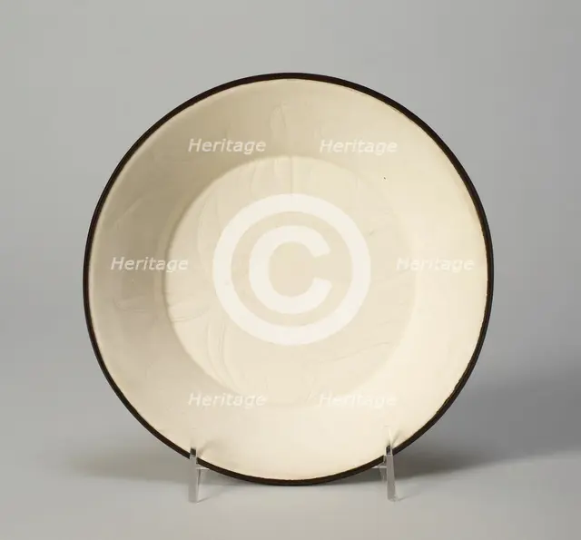 Dish with Stylized Lotus, Song dynasty (960-1279). Creator: Unknown.