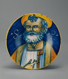 Dish with Saint Peter, about 1500-1520. Creator: Unknown