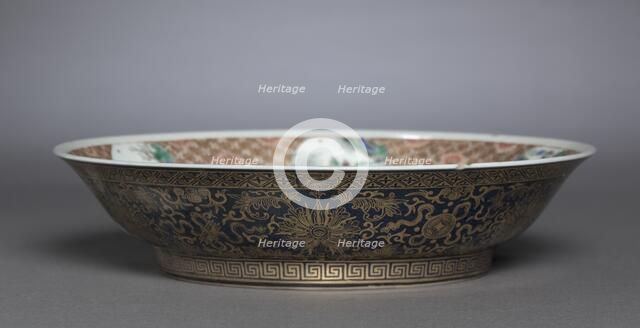 Dish with Zhang Guolao, 1662-1722. Creator: Unknown.
