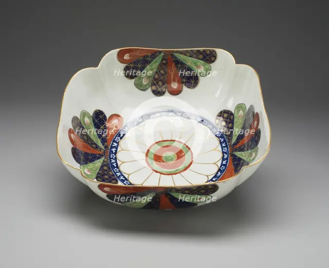 Dish, Worcester, 1765/75. Creator: Royal Worcester.