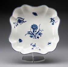 Dish, Worcester, c. 1755. Creator: Royal Worcester