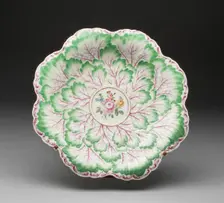 Dish, Worcester, c. 1765. Creator: Royal Worcester
