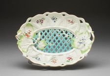 Dish, Worcester, c. 1765. Creator: Royal Worcester