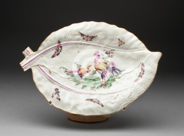 Dish, Worcester, c. 1760. Creator: Royal Worcester.