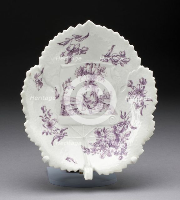 Dish, Worcester, c. 1760. Creator: Royal Worcester.