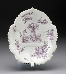 Dish, Worcester, c. 1760. Creator: Royal Worcester