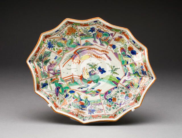 Dish, Worcester, c. 1775. Creator: Royal Worcester.