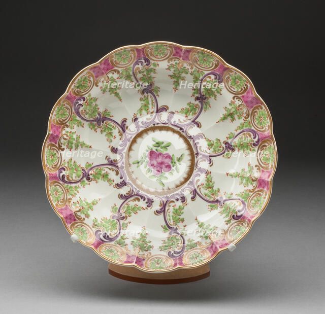Dish, Worcester, c. 1775. Creator: Royal Worcester.