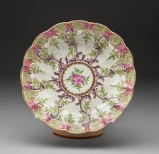 Dish, Worcester, c. 1775. Creator: Royal Worcester