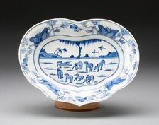 Dish, Worcester, c. 1770. Creator: Royal Worcester