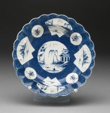 Dish, Worcester, c. 1770. Creator: Royal Worcester