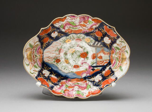 Dish, Worcester, c. 1770. Creator: Royal Worcester.