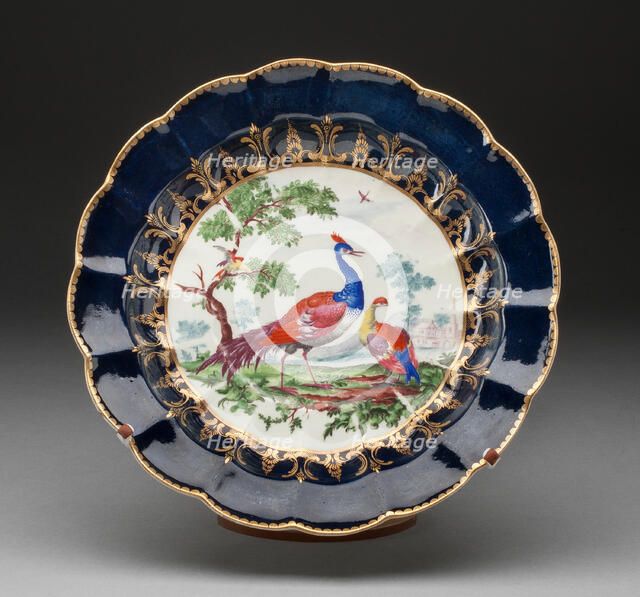 Dish, Worcester, c. 1770. Creator: Royal Worcester.
