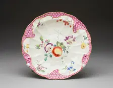 Dish, Worcester, c. 1770. Creator: Royal Worcester