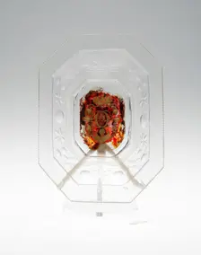 Dish, Bohemia, Early 18th century. Creator: Bohemia Glass