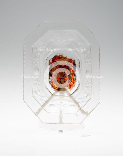 Dish, Bohemia, Early 18th century. Creator: Bohemia Glass.