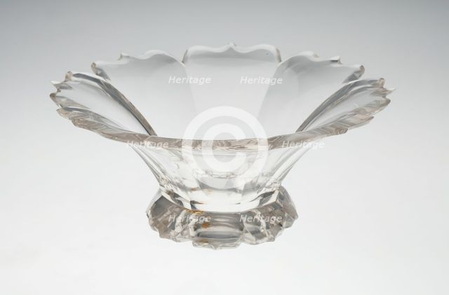 Dish, Bristol, c. 1850. Creator: Unknown.