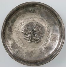 Dish, Byzantine, 6th-7th century. Creator: Unknown