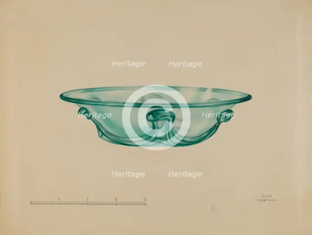 Dish, c. 1938. Creator: John Tarantino.
