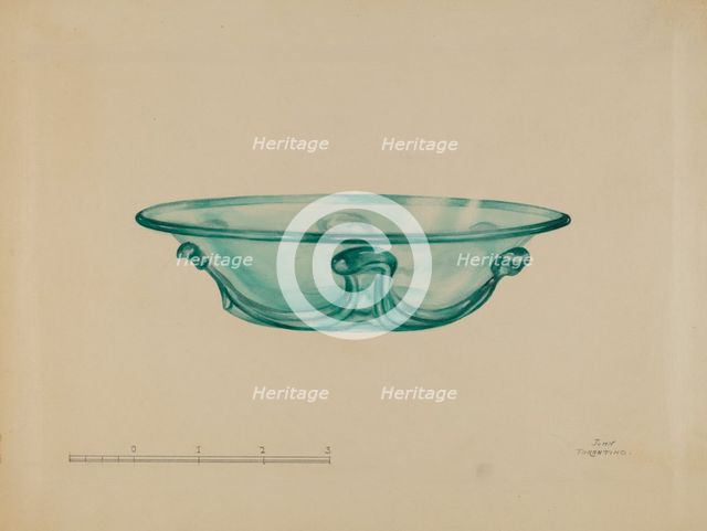 Dish, c. 1938. Creator: John Tarantino.