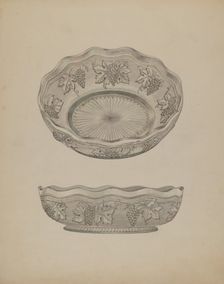 Dish, c. 1940. Creator: Henry Moran