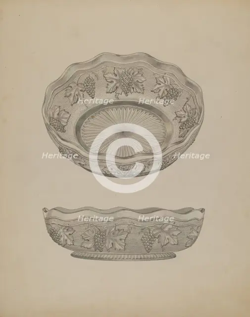 Dish, c. 1940. Creator: Henry Moran.