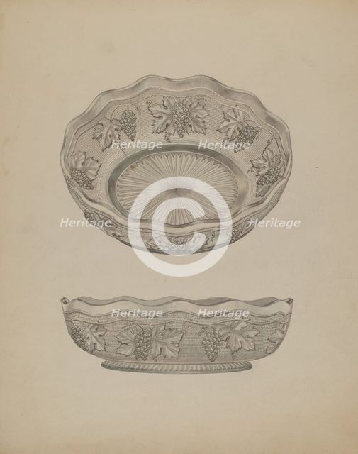 Dish, c. 1940. Creator: Henry Moran.