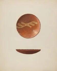 Dish, c. 1940. Creator: Isadore Goldberg