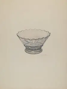Dish, c. 1940. Creator: Joseph Mitry