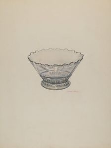 Dish, c. 1940. Creator: Joseph Mitry