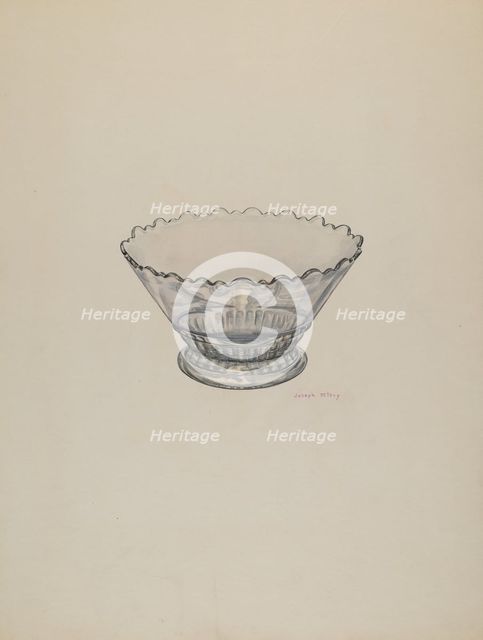 Dish, c. 1940. Creator: Joseph Mitry.