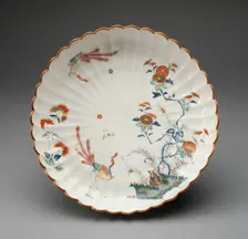 Dish, Chelsea, 1750/60. Creator: Chelsea Porcelain Manufactory