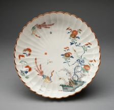 Dish, Chelsea, 1750/60. Creator: Chelsea Porcelain Manufactory