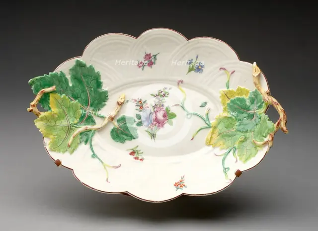 Dish, Chelsea, c. 1750. Creator: Chelsea Porcelain Manufactory.