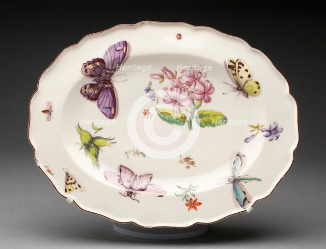 Dish, Chelsea, c. 1750. Creator: Chelsea Porcelain Manufactory.
