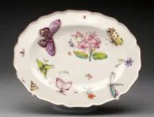 Dish, Chelsea, c. 1750. Creator: Chelsea Porcelain Manufactory