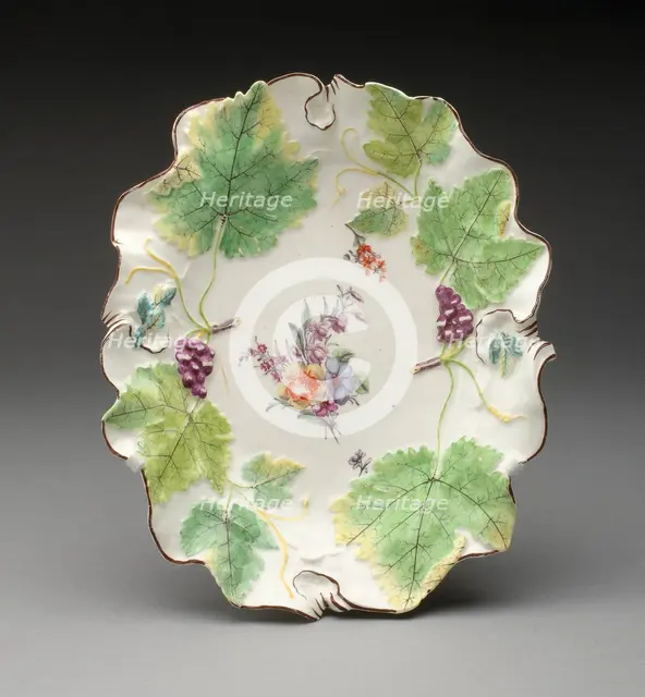 Dish, Chelsea, c. 1760. Creator: Chelsea Porcelain Manufactory.