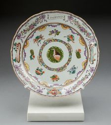 Dish, China, 1760/70. Creator: Jingdezhen Porcelain
