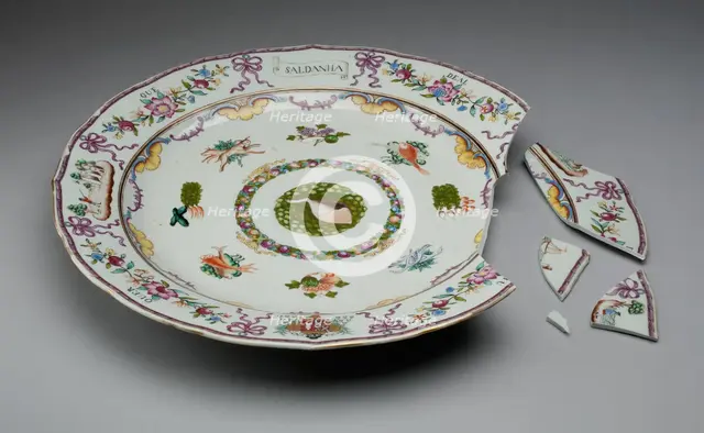 Dish, China, c. 1765. Creator: Jingdezhen Porcelain.