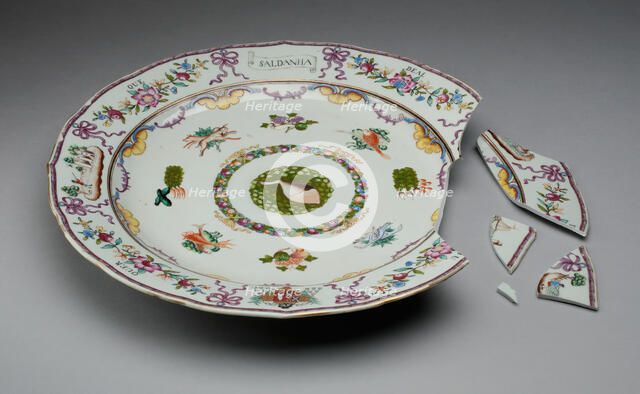 Dish, China, c. 1765. Creator: Jingdezhen Porcelain.