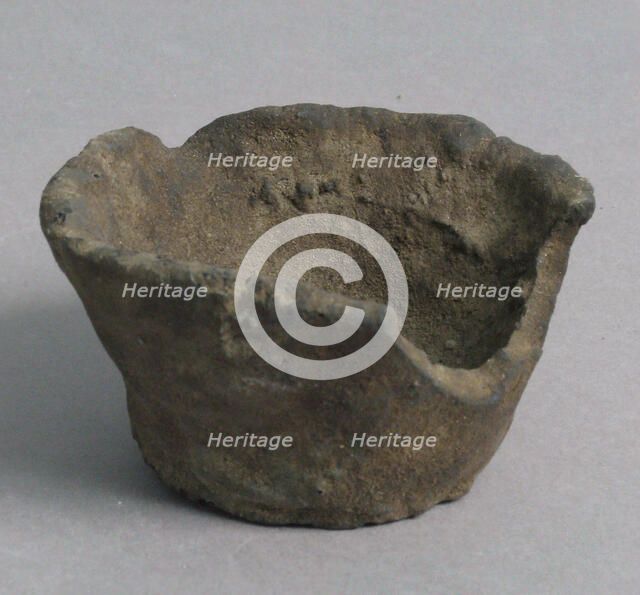 Dish, Coptic, 4th-7th century. Creator: Unknown.