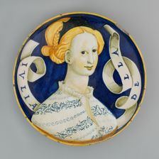 Dish (Coppa Amatoria), Italy, 1530/45. Creator: Unknown