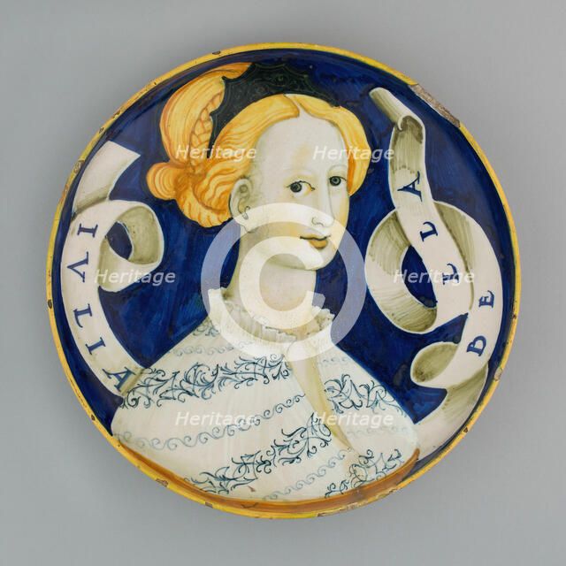 Dish (Coppa Amatoria), Italy, 1530/45. Creator: Unknown.