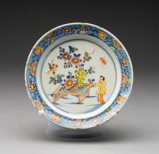 Dish, Delft, Early 18th century. Creator: Delftware