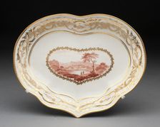 Dish, Derby, 1780/95. Creator: Derby Porcelain Manufactory England